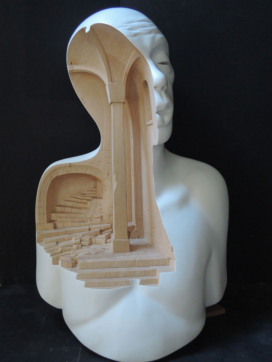 Richard Stipl surreal sculpture