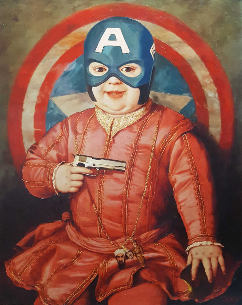 Antonio Del Prete American baby painting