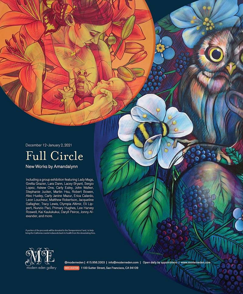 Amandalynn "Full Circle" Solo Exhibition at Modern Eden Gallery