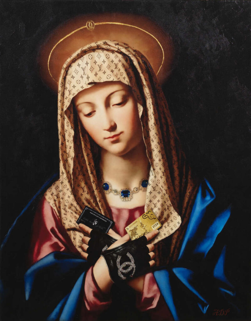 Antonio Del Prete Madonna Mary portrait
