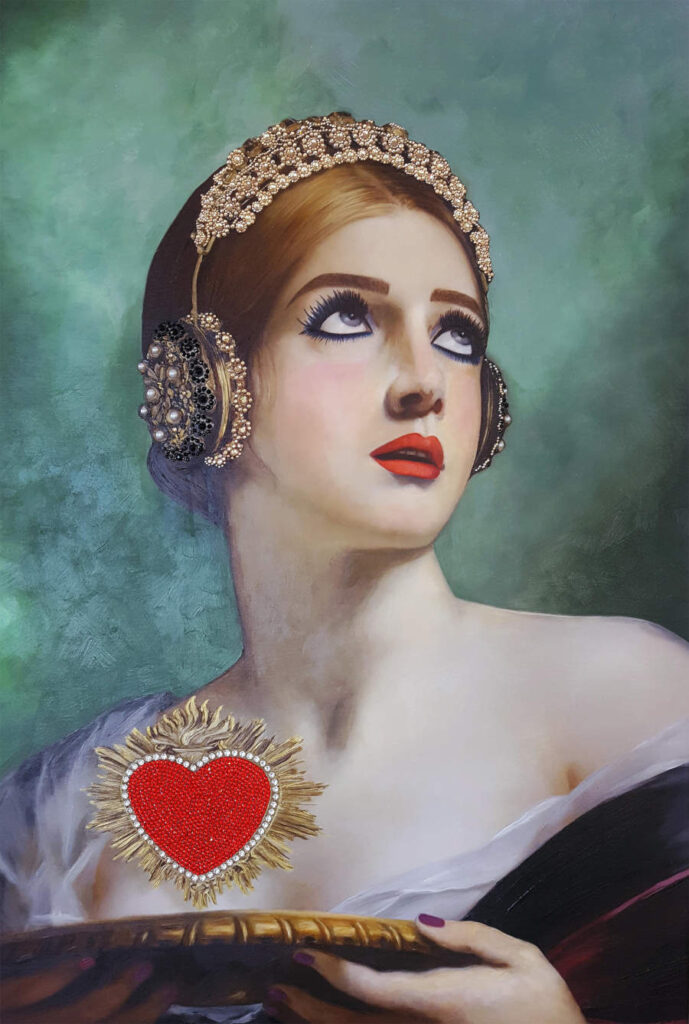 Antonio Del Prete love heart portrait