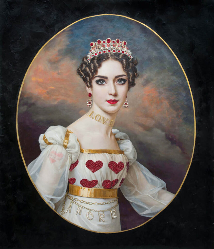 Antonio Del Prete love queen portrait