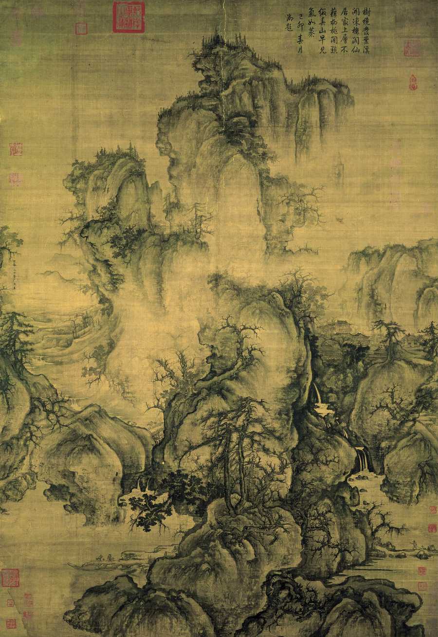 Guo Xi Classic Nature-Based Asian Artwork