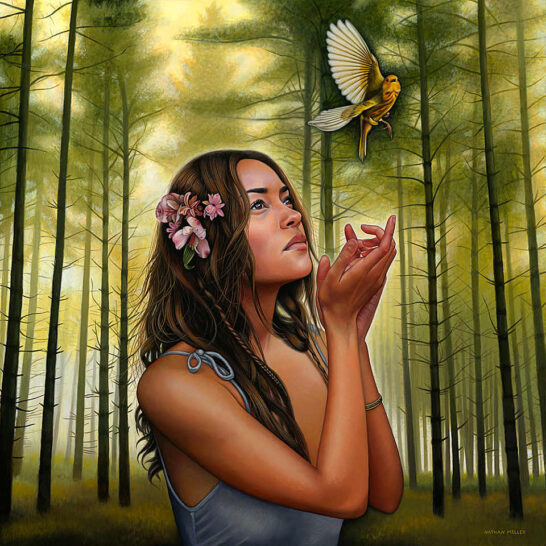 nathan miller fine art free spirit painting feature