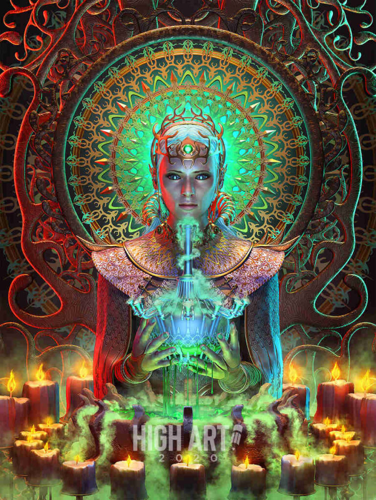 Richard Goniwala psychedelic high art