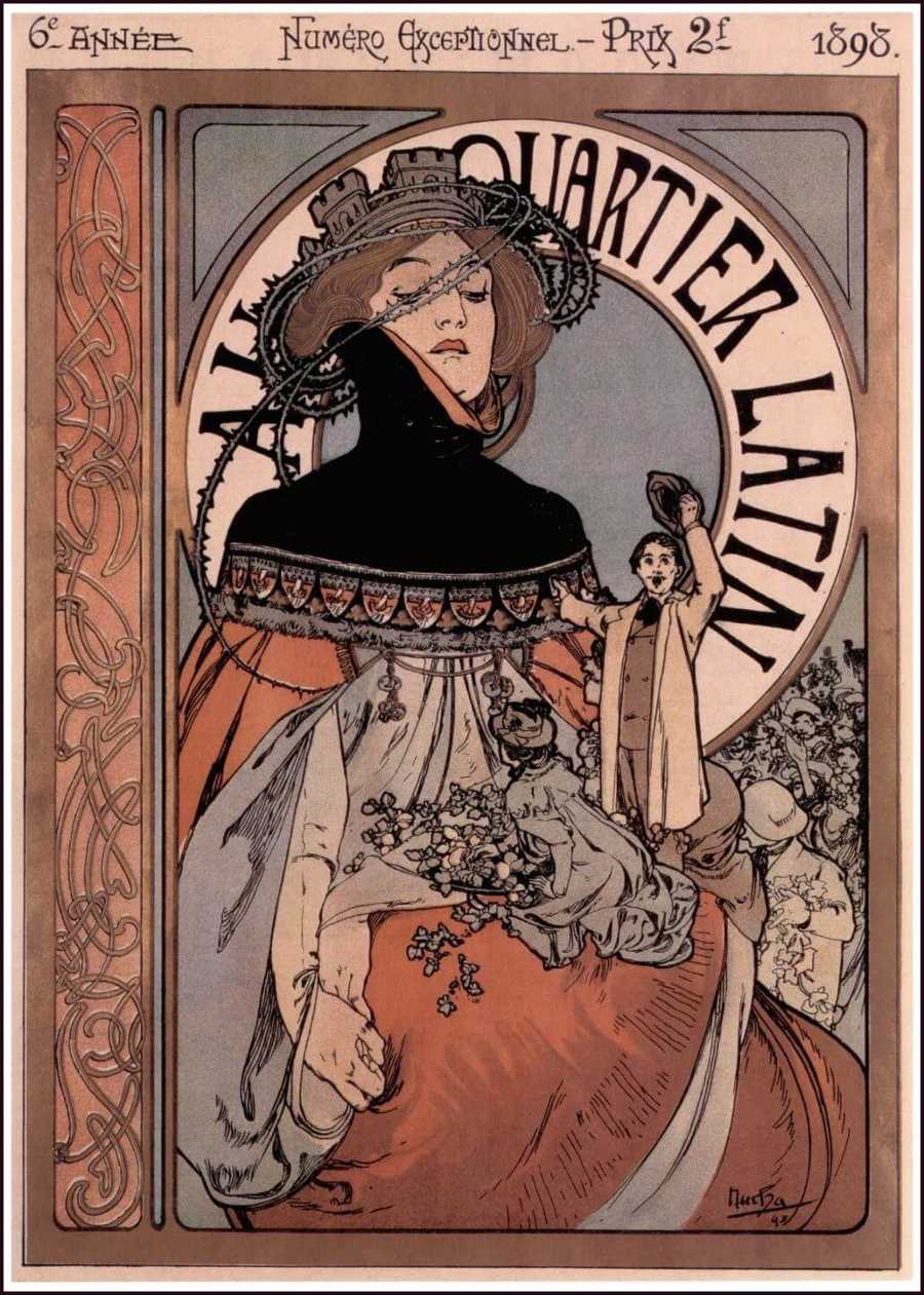Alphonse Marie Mucha Art Nouveau Illustration