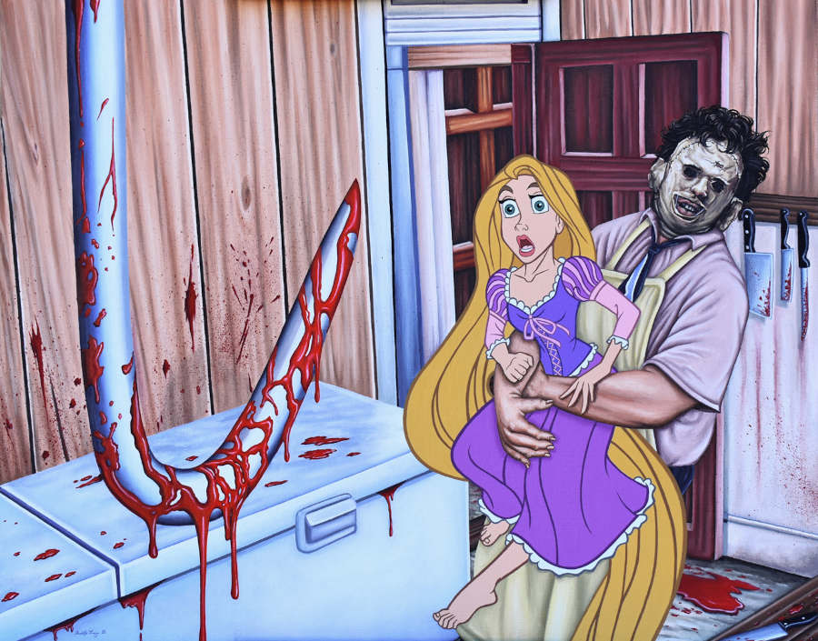 Rodolfo Loaiza psycho killer painting