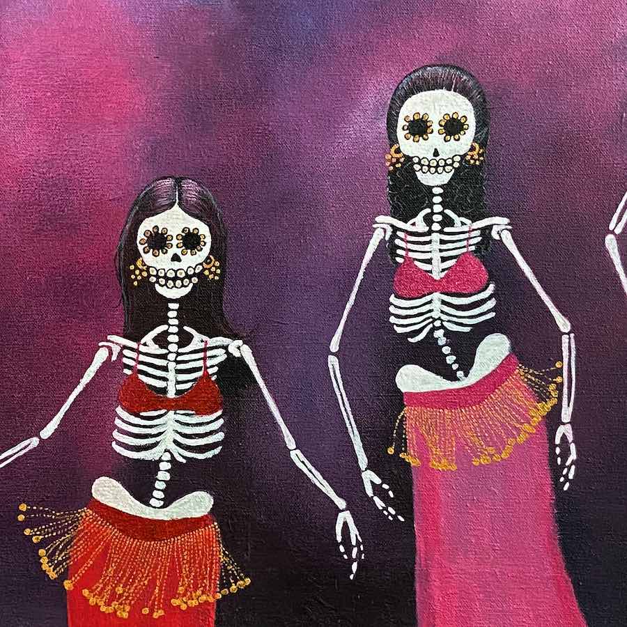 Caroline Gaudreault Day of The Dead Painting