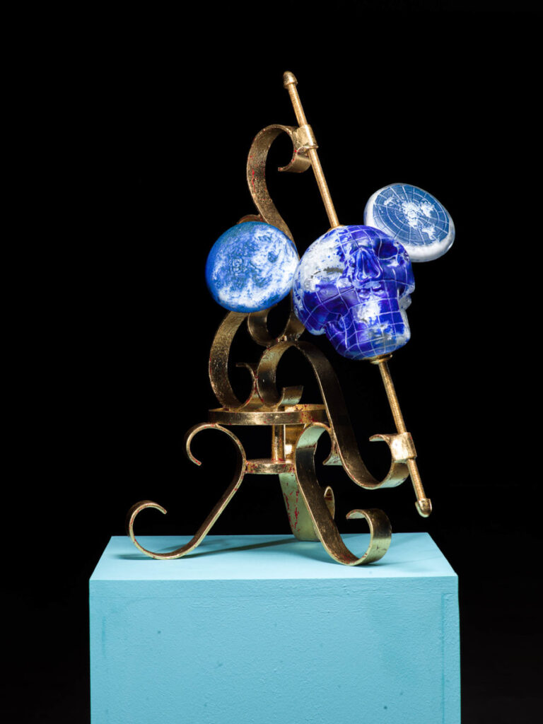 John Moran glass sculpture