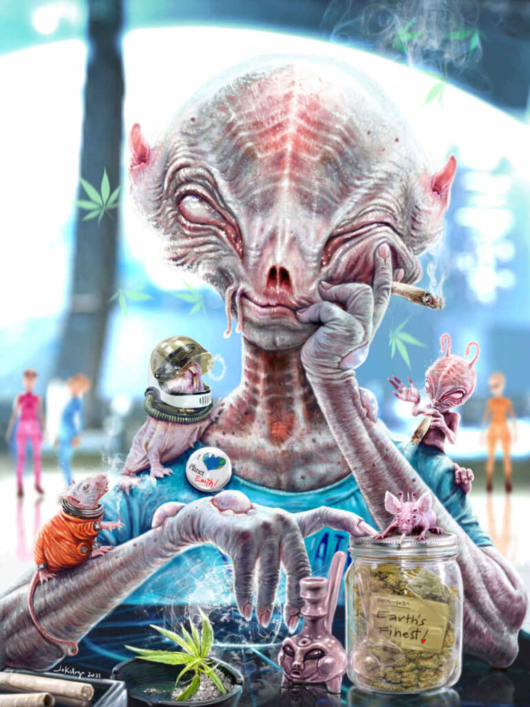 Jotham Guintos digital alien weed
