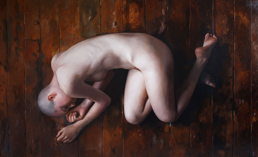 Alex Kasyan, "Raw Stillness", Oil on canvas