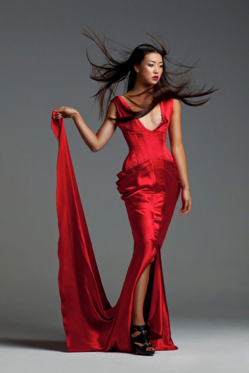 Claudia-Savage-Red-Gown