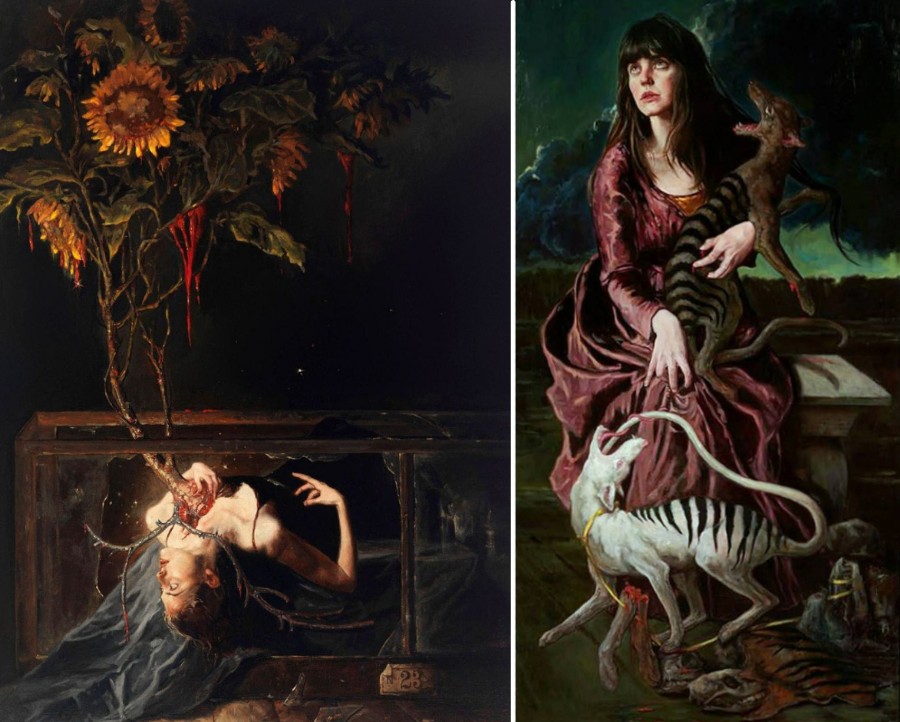 Gail-Potocki-Dark-Surrealism-Paintings