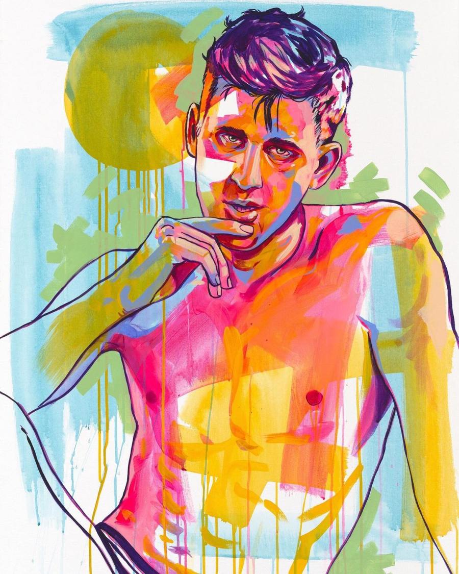 the-tracy-piper-colorful-painting-male-muse