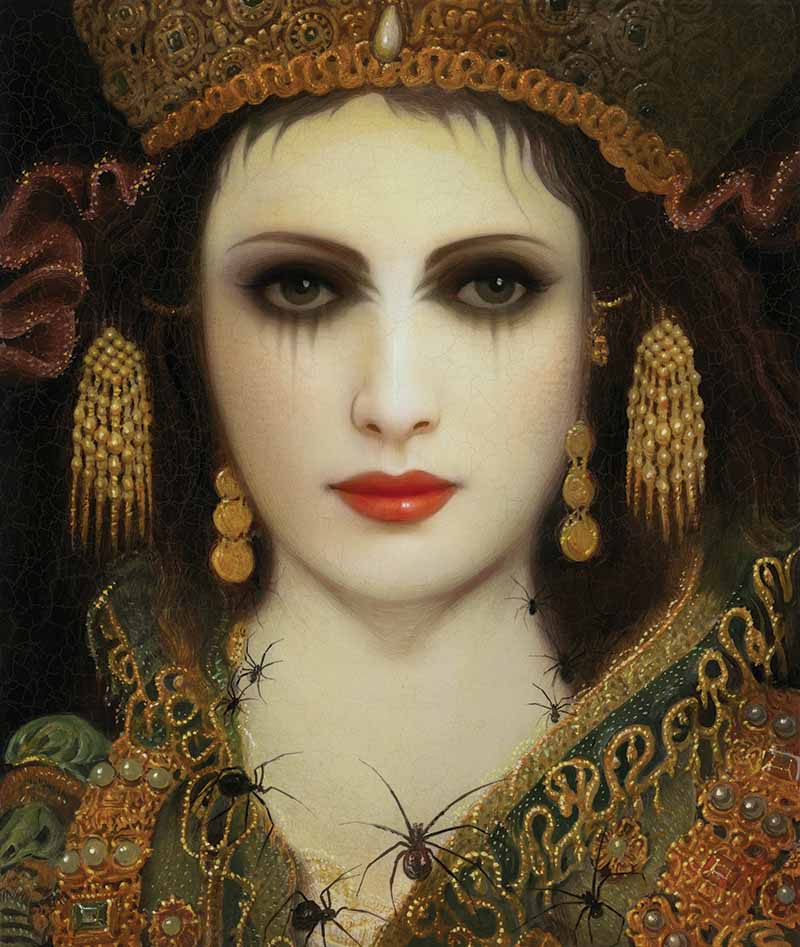 Bill Mayer - Evil Queen - surreal painting