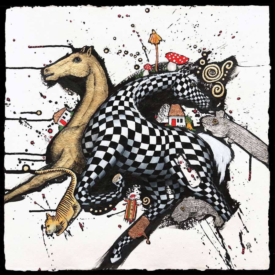 Jette-Reinert-Horse-Painting-Checkerboard