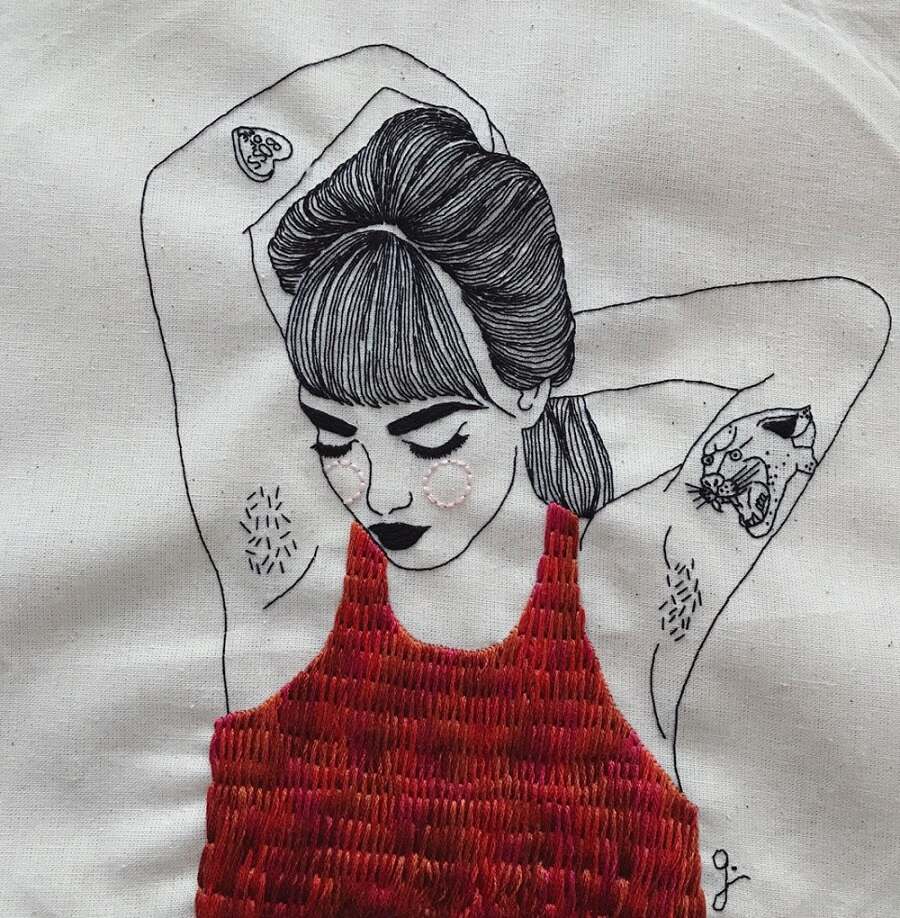 Giselle-Quinto-embroidery-tattoo