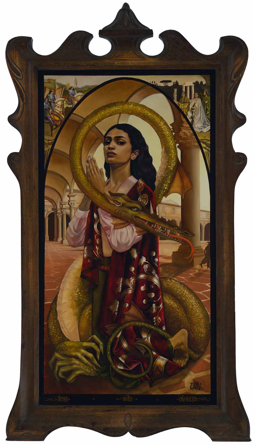 Ruth Speer
St. George and the Dragon, 2021 
