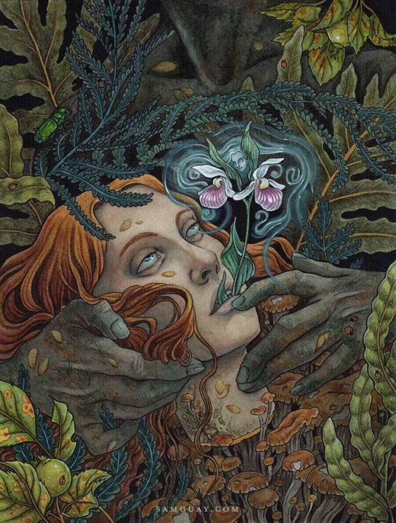 The Hypnotic Visions of Sam Guay: Art, Nature, & Divination