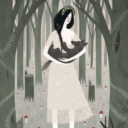 Alexandra Dvornikova - little wolf - digital art
