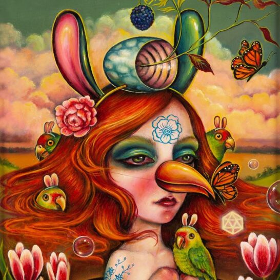 Veronica-Jaeger-Pop-Surrealism-Oil-Painting