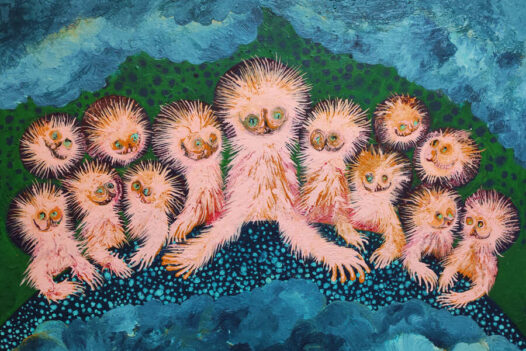 Monkey Painting by Anna Mond