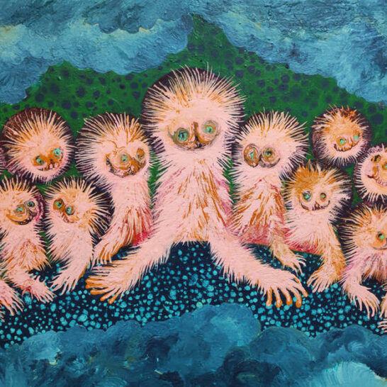 Monkey Painting by Anna Mond