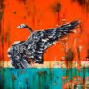 Tommy-Fiendish-Swan-Orange-Turquoise-Rust