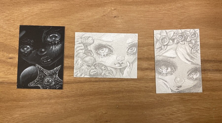 strangeling-sketch-cards