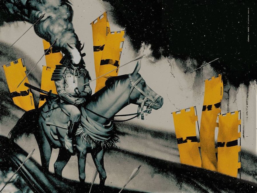 joao-ruas-yellow-samurai-horse