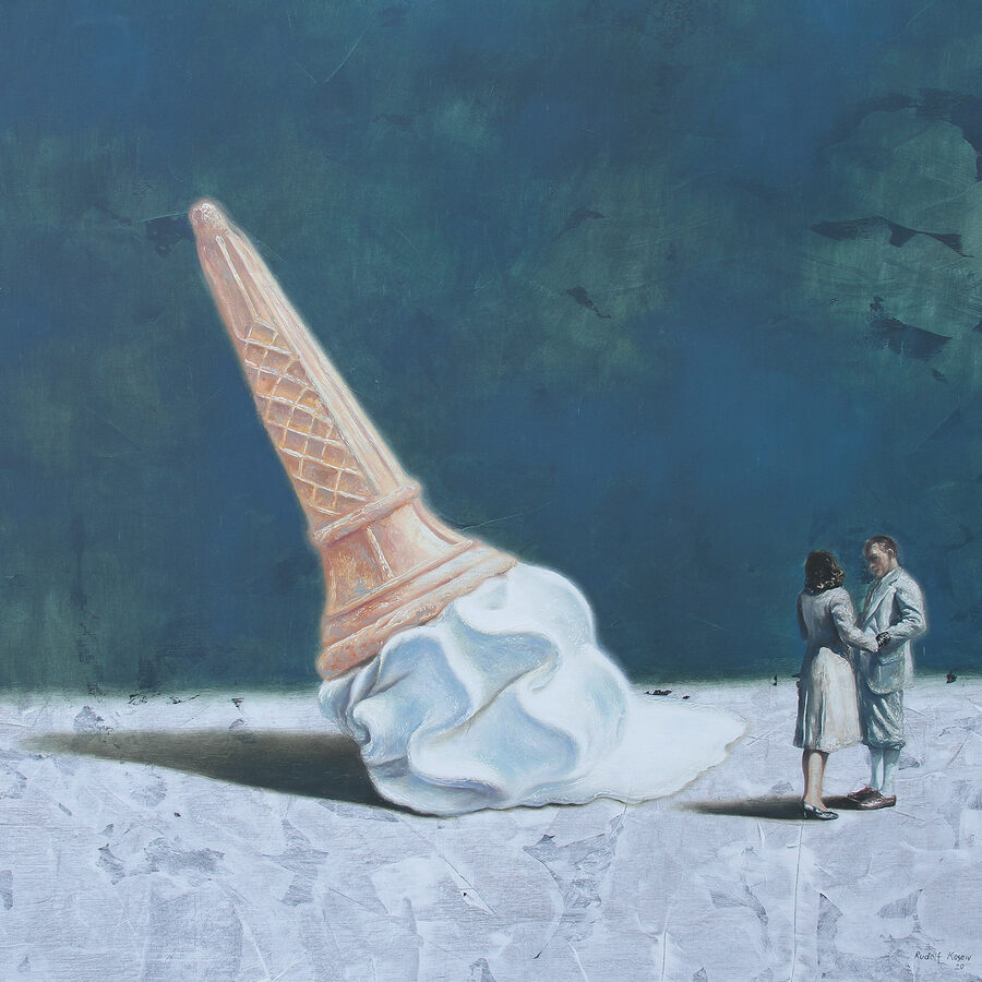 Rudolf Kosow icecream couple