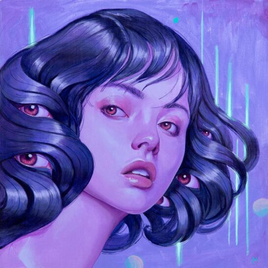 Michael-Camarra-Purple-Painting