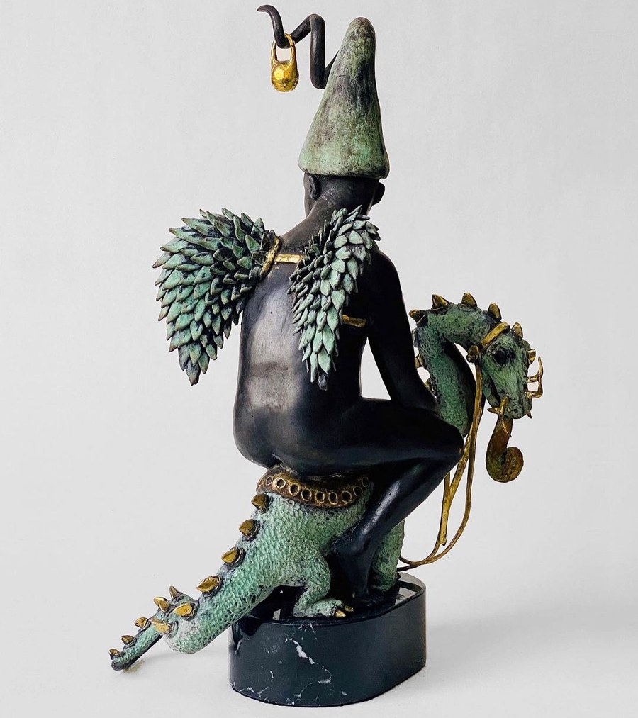 Francesca-Dalla-Benetta-Dragon-Sculpture-Back