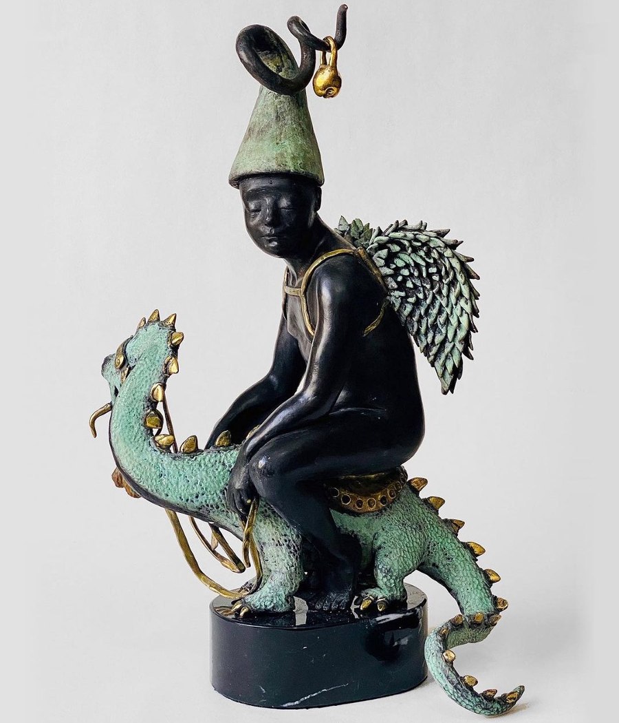 Francesca-Dalla-Benetta-Dragon-Sculpture