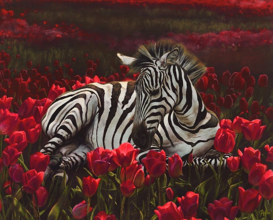 Hallie-Packard-zebra Arch Enemy Arts 