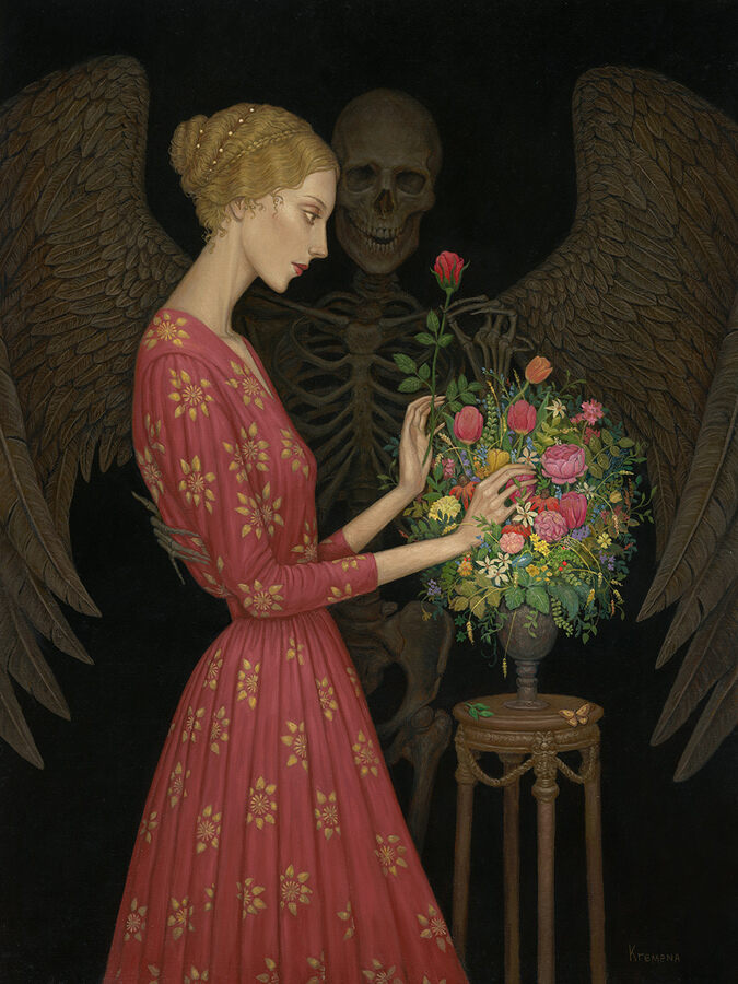 Kremena Chipilova
"The Gift of Death" [Oil on ACM panel]