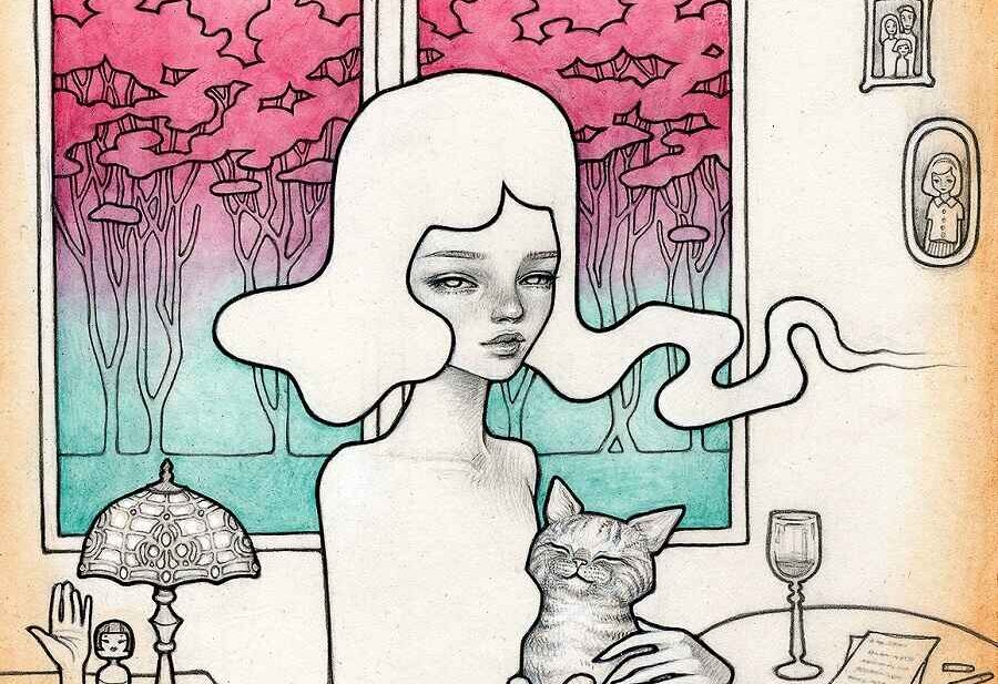 Audrey-Kawasaki-cat-art