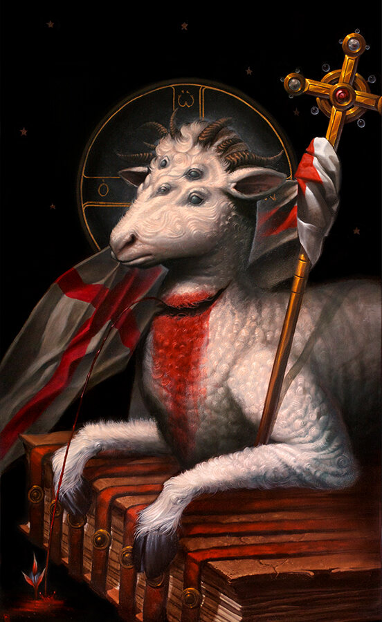 Adrian-Dominic-Lamb-Painting