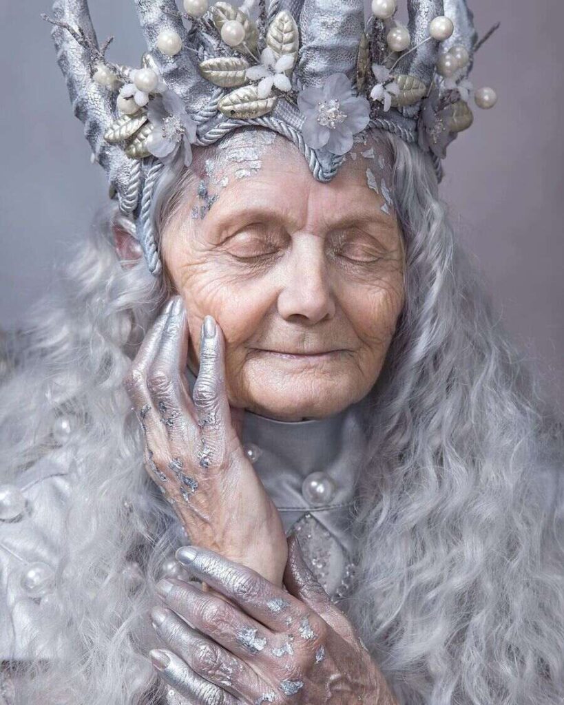 Michaela Durisova photograph of ice queen