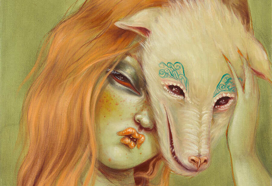 Miss-Van-Portrait-with-Goat-Mask
