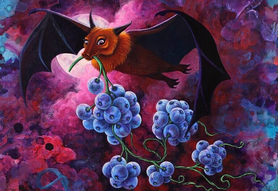 Amy-Kollar-Anderson-Bat-Painting