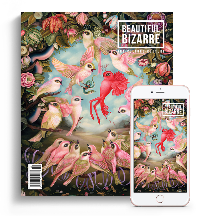 Beautiful Bizarre art magazine - Issue 46_Cover Jennybird Alcantara - print & digital