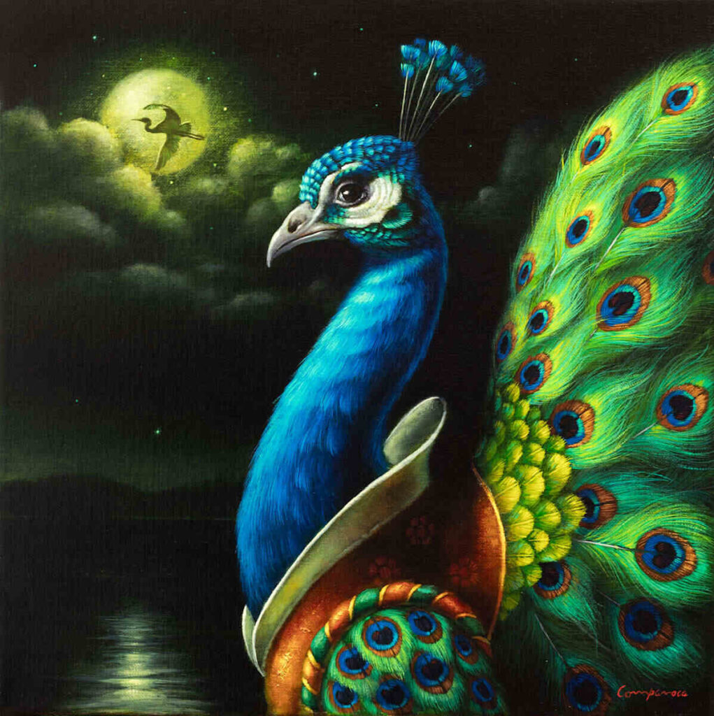 Ronald-Compánoca-peacock-art