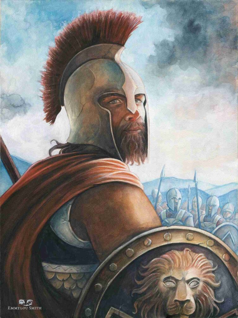 Emmylou-Smith-Leonidas-Before-the-Battle-of-Thermopylae