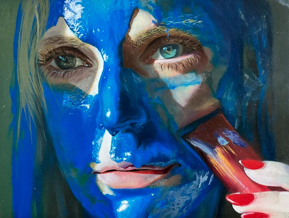 Sheila-Flaherty-Not-Here-To-Be-Blue