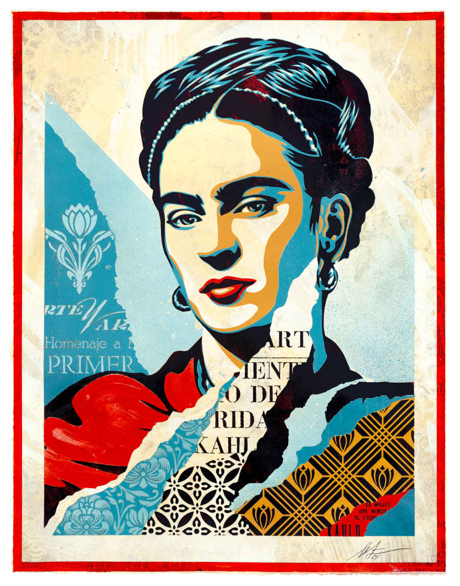 Frida-Stencil-shepard-fairey