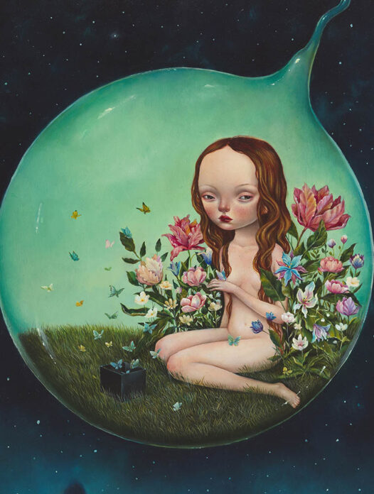 Dilka_Bear-Creation - pop surreal painting