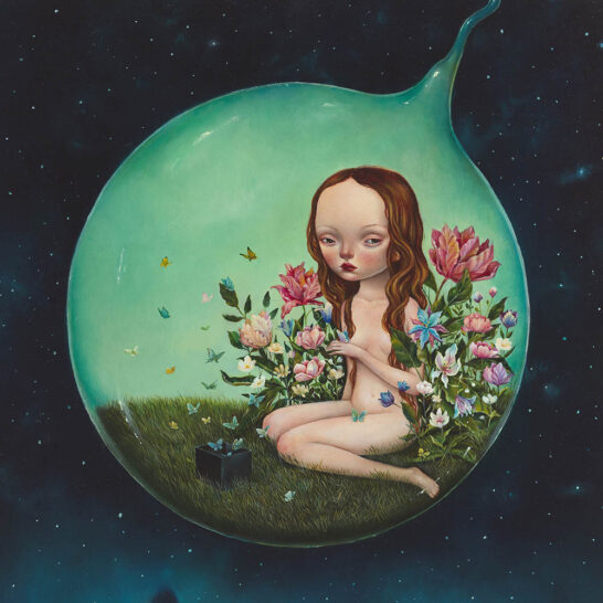 Dilka_Bear-Creation - pop surreal painting