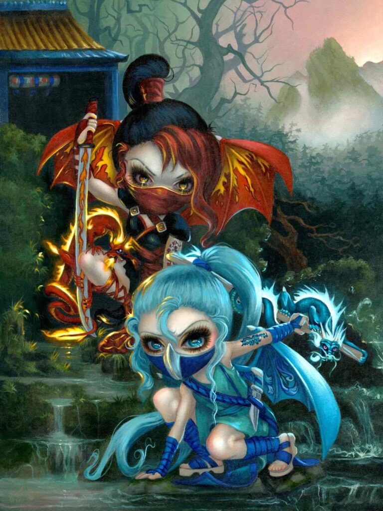 Jasmine-Becket-Griffith-Ninja-Dragonlings