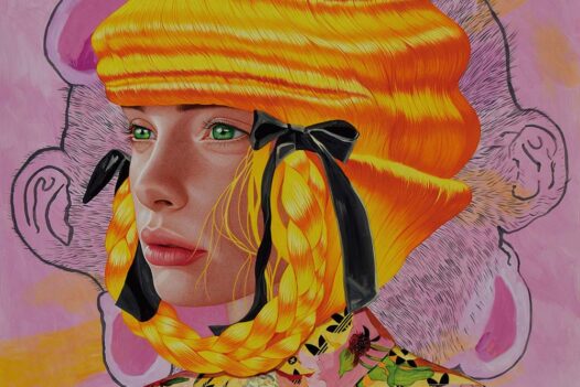 Ángeles Agrela - Kimberly - acrylic and pencil on paper
